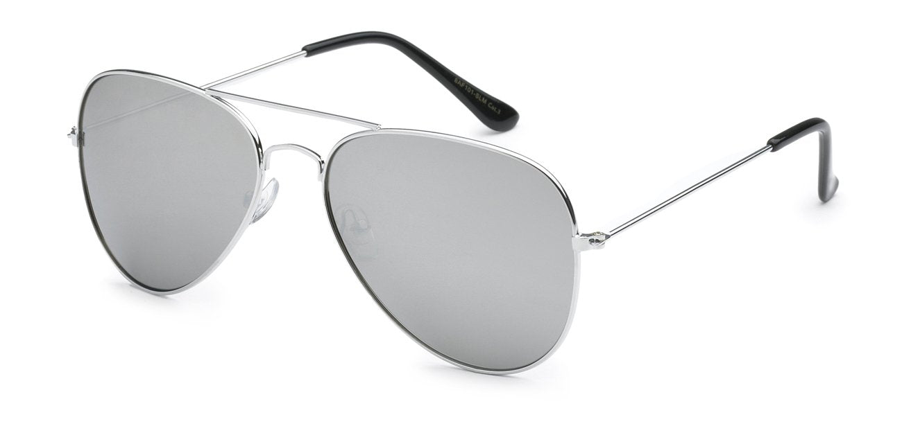 AIR FORCE 8AF101-SLM SILVER FRAME UNISEX AVIATOR SUNGLASSES