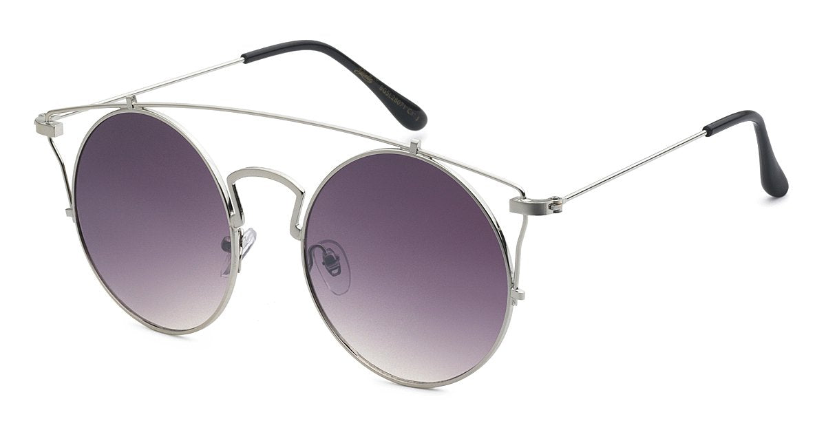 HAUTE COUTURE METAL ROUND FRAME WITH PANEL OCEAN LENS