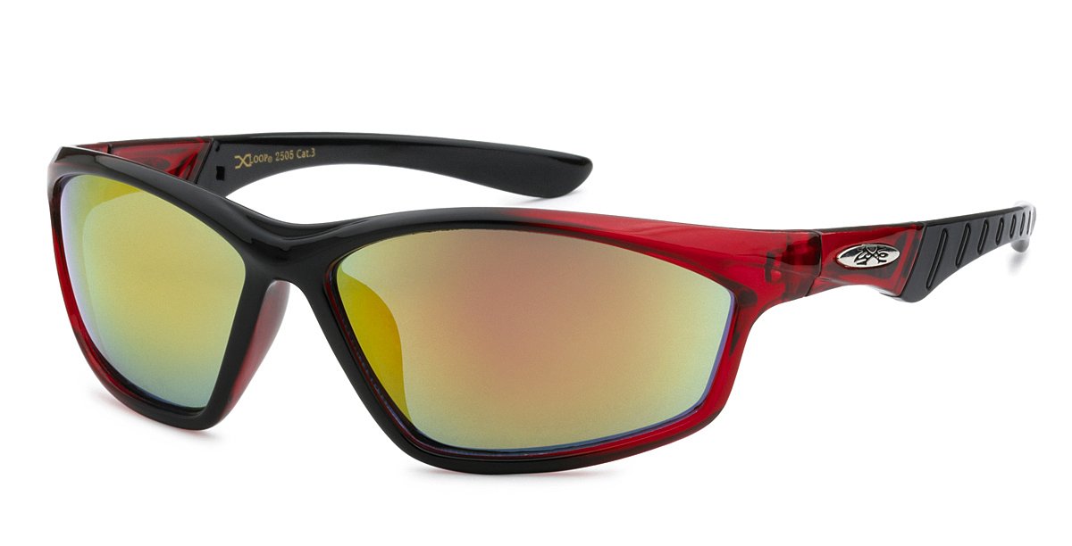 CRYSTAL LIGHTWEIGHT SPORT WRAP UNISEX SUNGLASSES