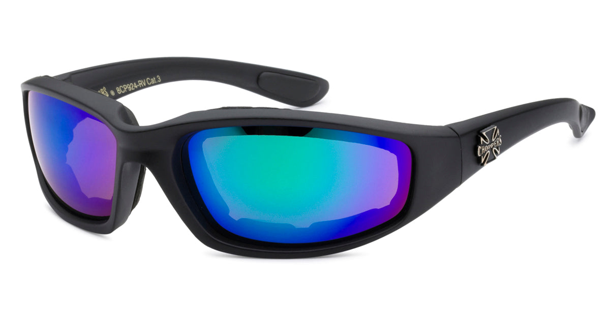 CHOPPERS COLOR MIRROR FOAM LINED SUNGLASSES