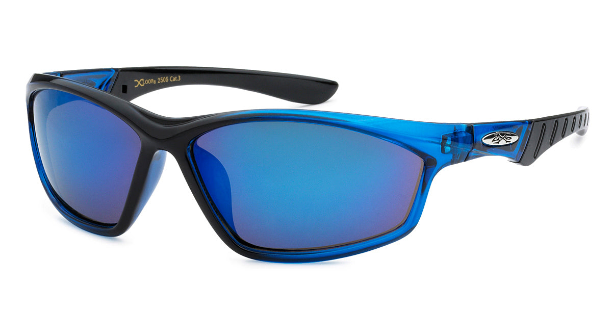 CRYSTAL LIGHTWEIGHT SPORT WRAP UNISEX SUNGLASSES