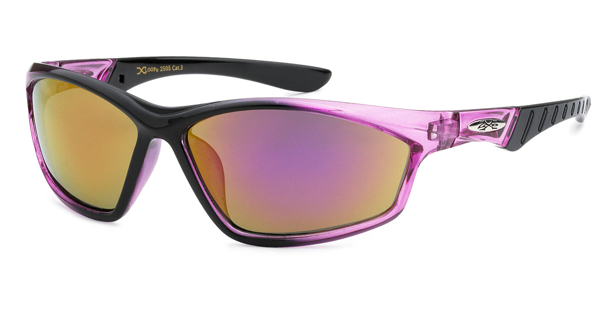 CRYSTAL LIGHTWEIGHT SPORT WRAP UNISEX SUNGLASSES