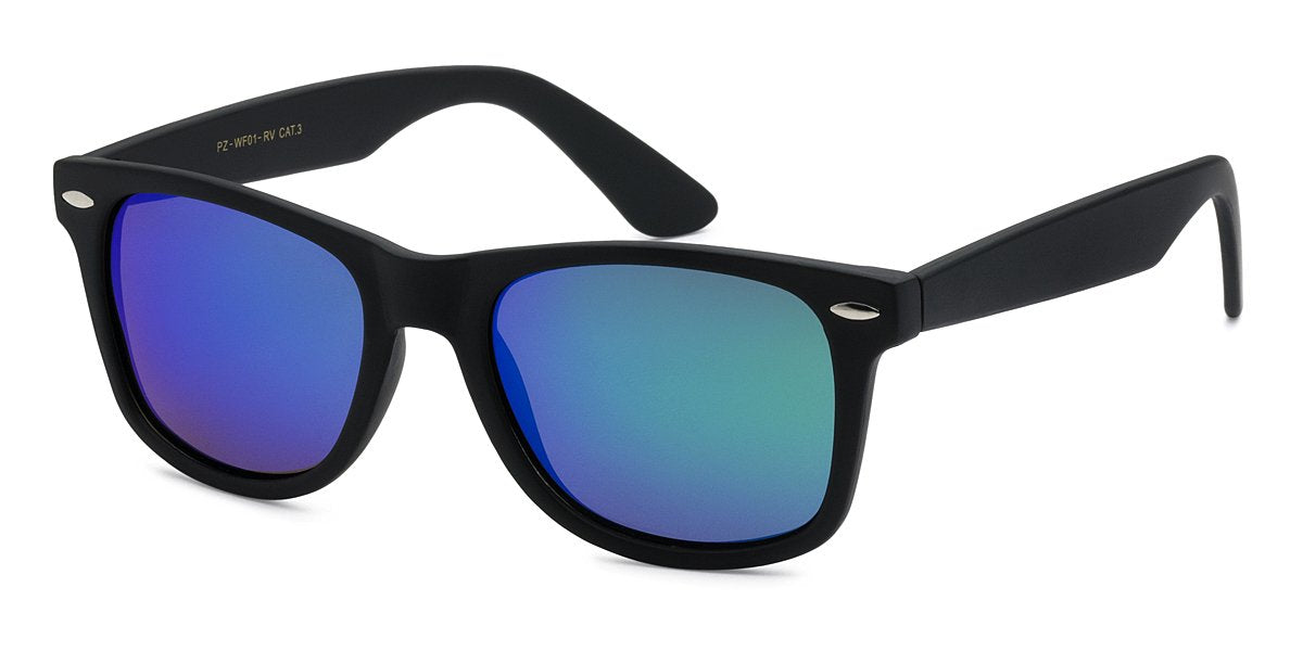 RETRO REWIND POLARIZED MIRRORED LENS SUNGLASSES