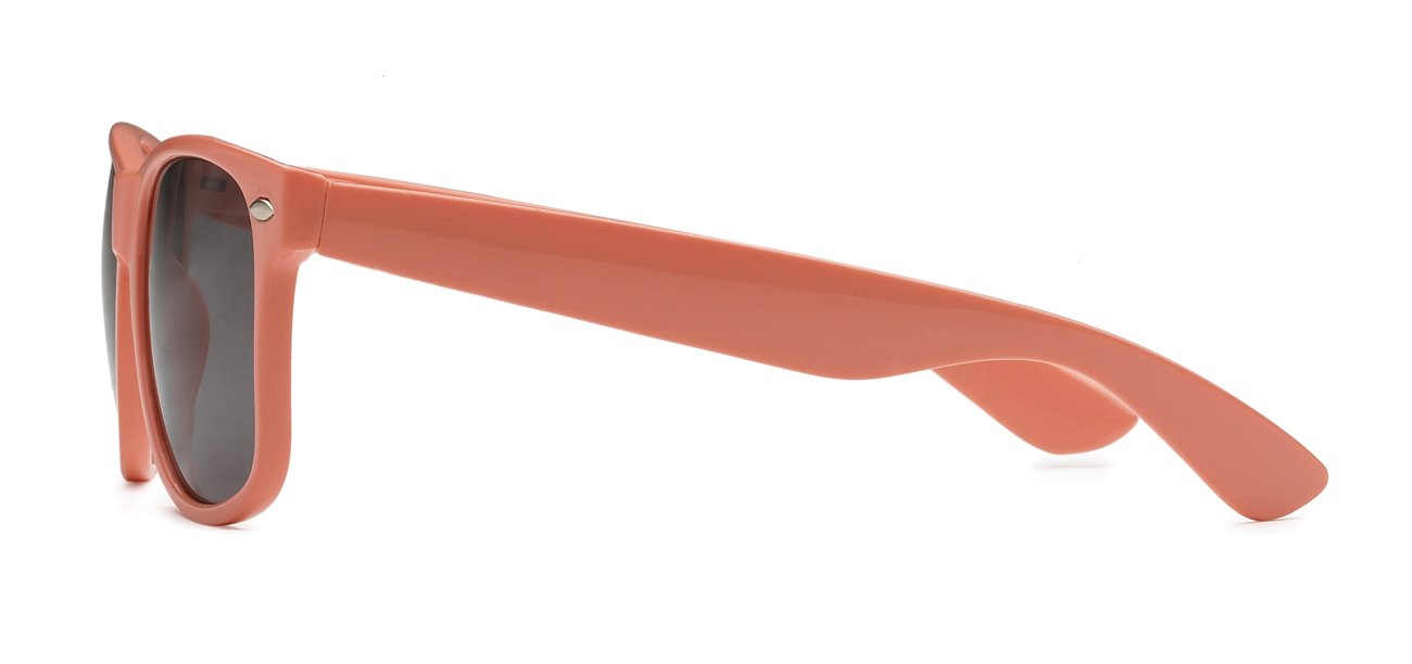 RETRO REWIND PEACH UNISEX SUNGLASSES