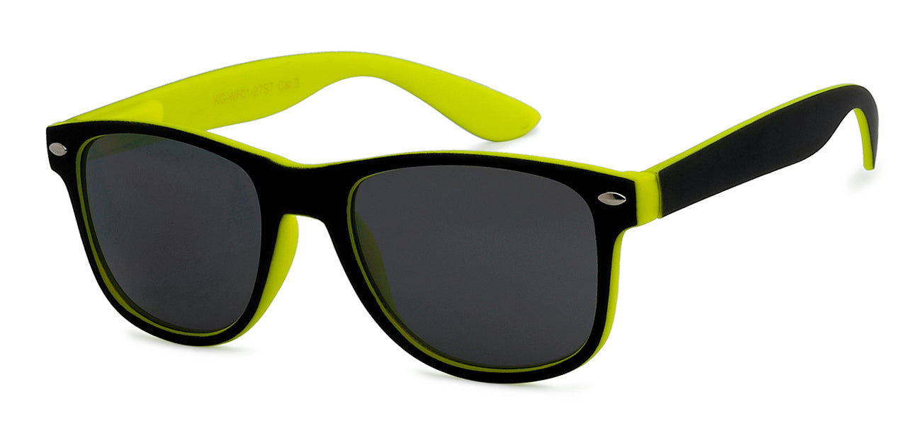 Juniors Retro Rewind Rubberized Kids Sunglasses