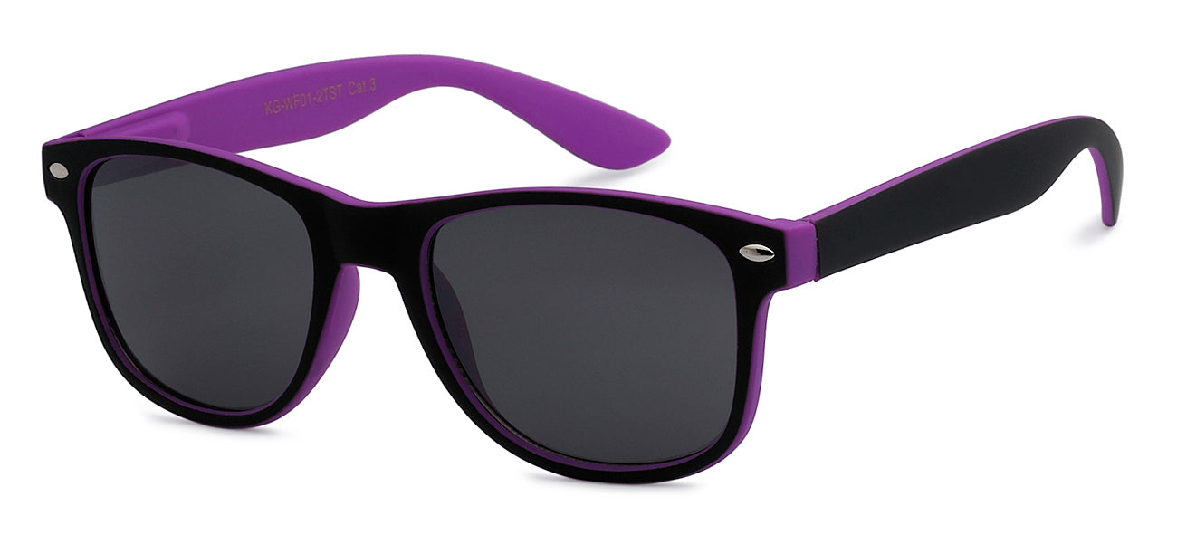 Juniors Retro Rewind Rubberized Kids Sunglasses