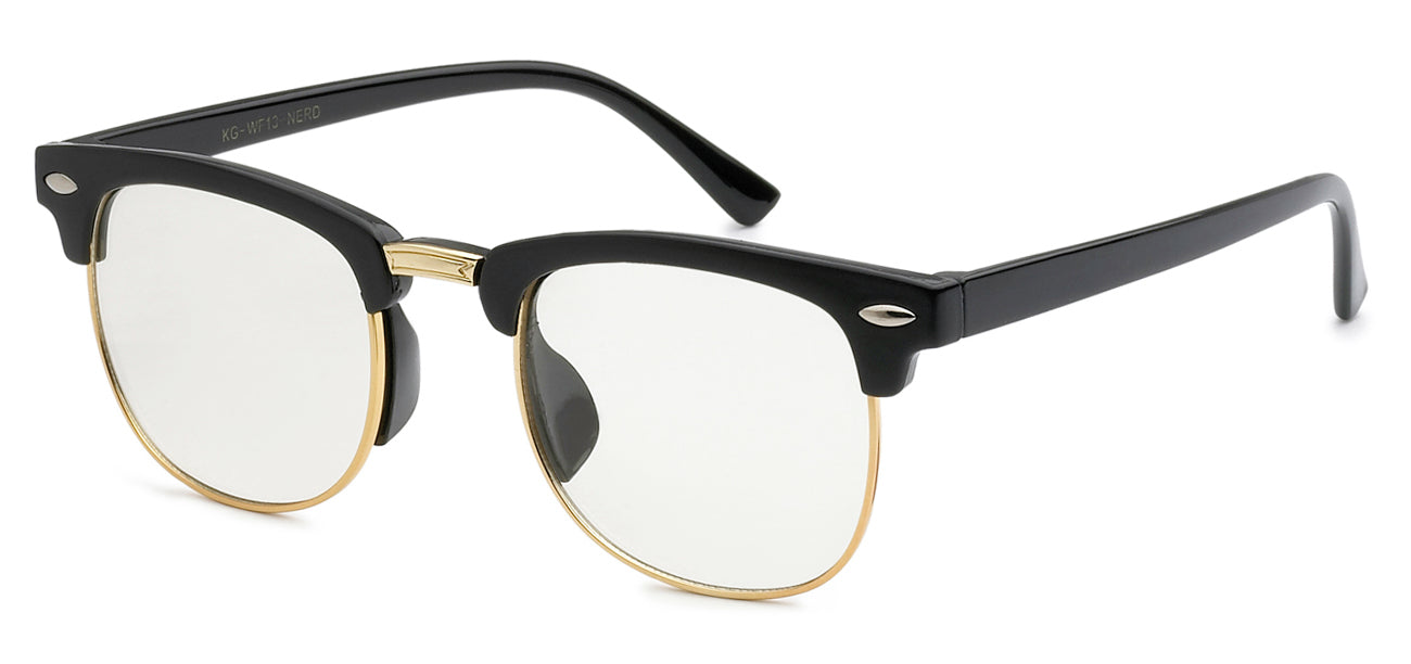 Juniors Retro Rewind Kids Clear Lens Glasses