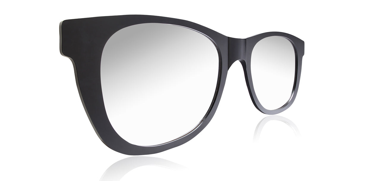 Oversized Retro Sunglasses Mirror-01 Wall Mirror - Black