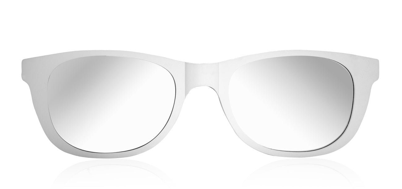 Oversized Retro Sunglasses Mirror-02 Wall Mirror - White