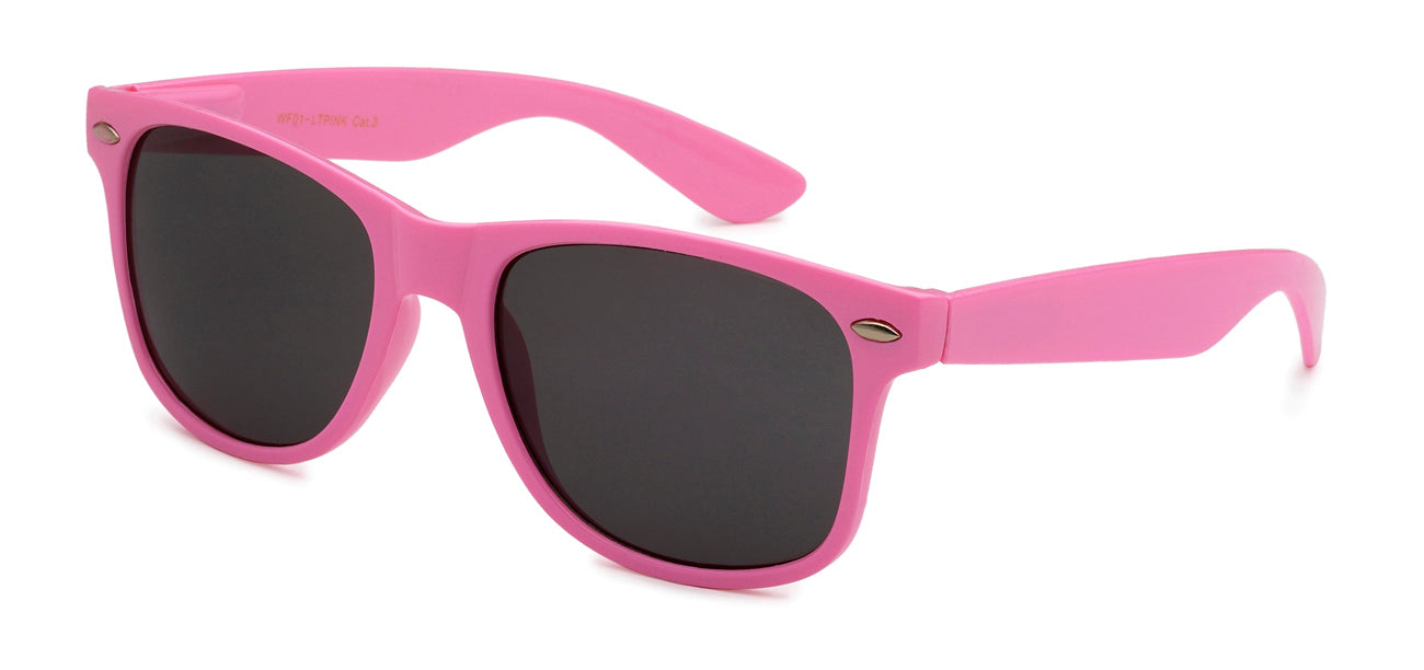 RETRO REWIND LIGHT PINK UNISEX SUNGLASSES