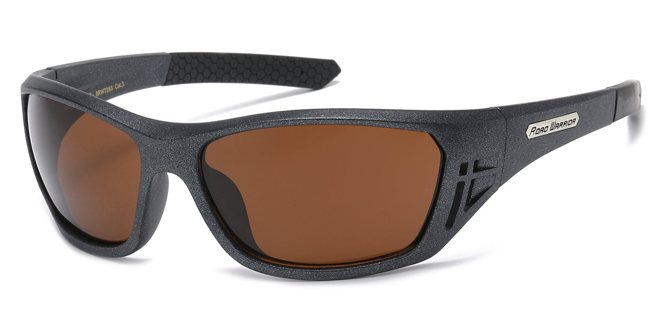 Road Warrior Semi Rimless Driving Sunglasses