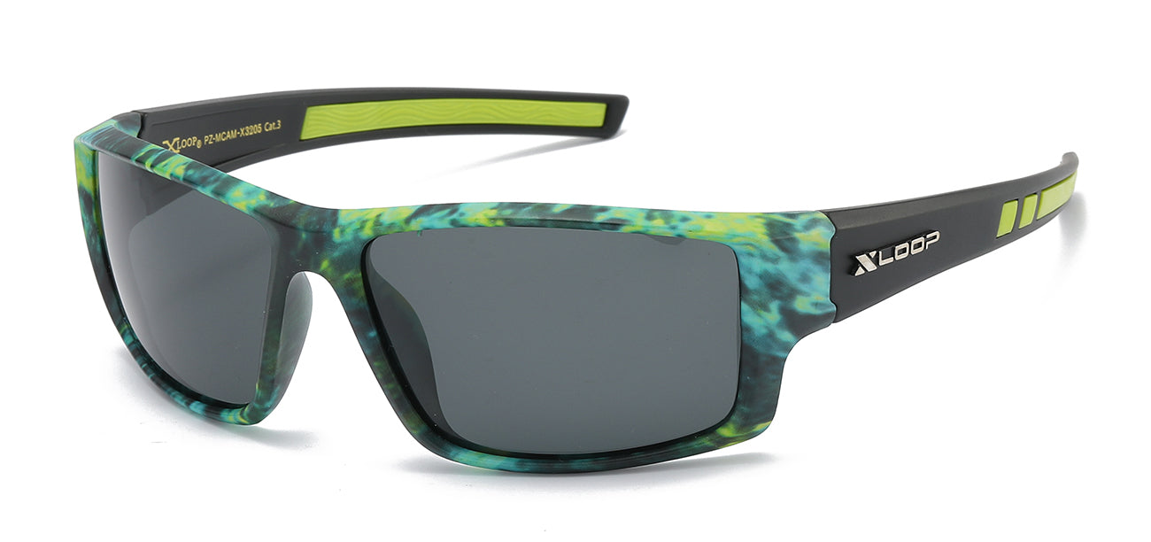 Polarized XLoop Sunglasses - Aquatic Camo