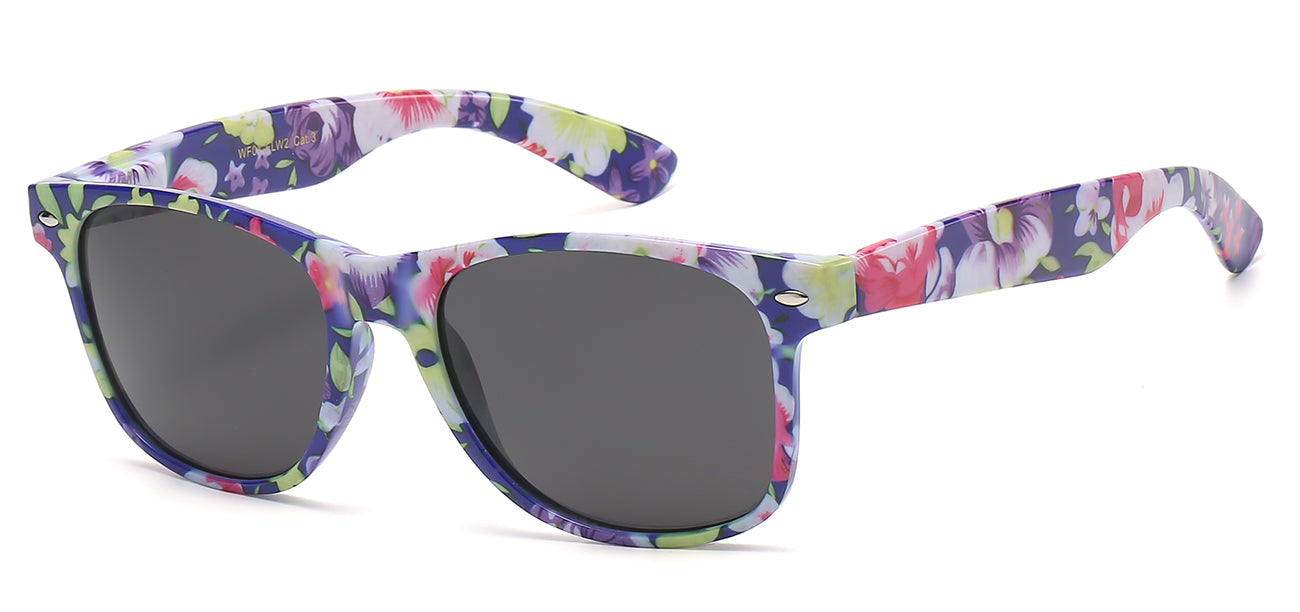 Retro Floral Sunglasses - Fun & Feminine Style